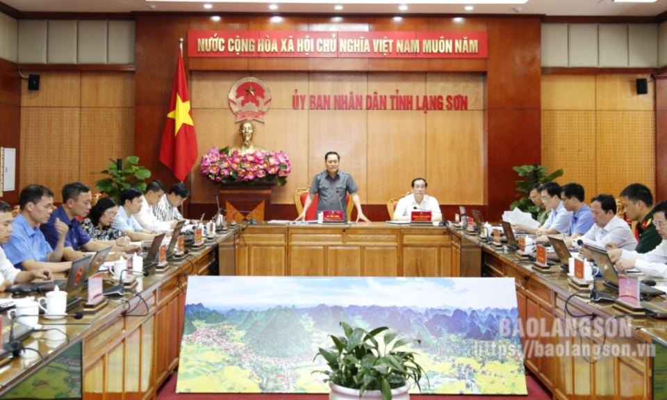 Hoàn thành công tác chuẩn bị Hội nghị công bố Quy hoạch tỉnh và Xúc tiến đầu tư tỉnh Lạng Sơn năm 2024