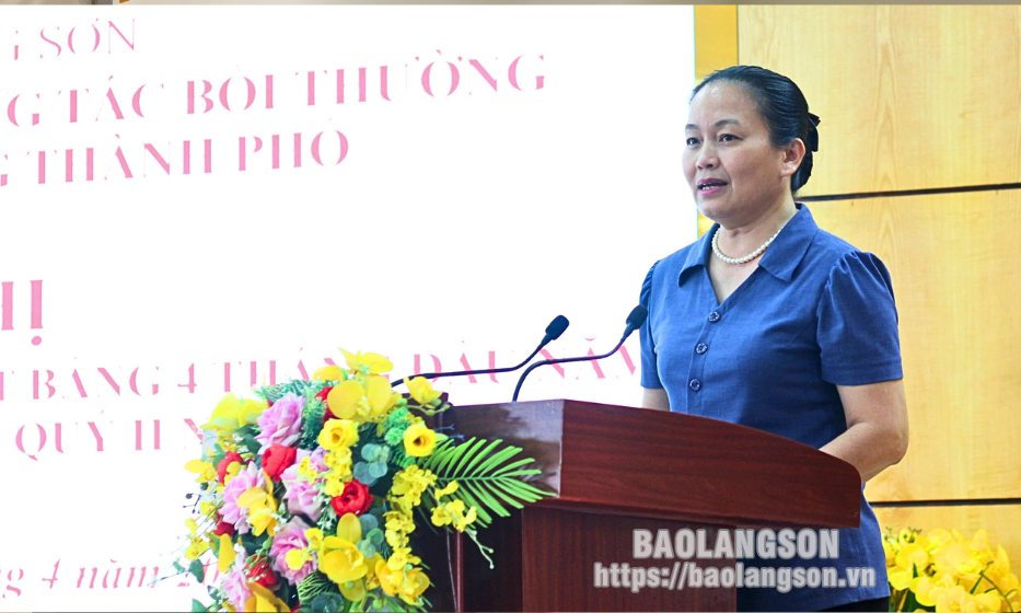 Thành phố Lạng Sơn triển khai nhiệm vụ giải phóng mặt bằng quý II năm 2024