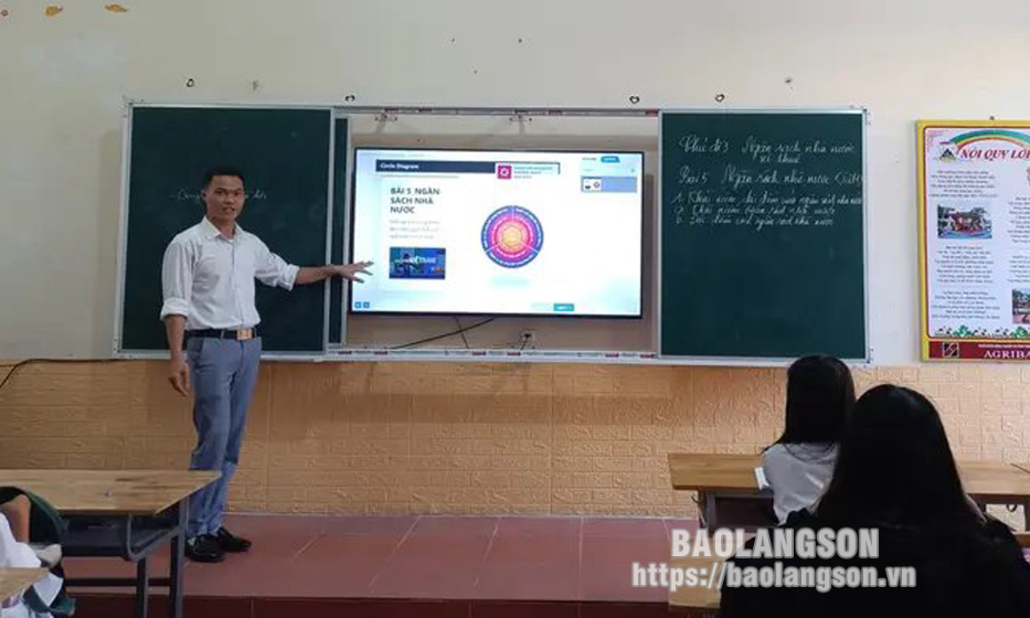 Xây dựng thiết bị dạy học số: Góp phần nâng cao chất lượng dạy và học môn giáo dục kinh tế và pháp luật