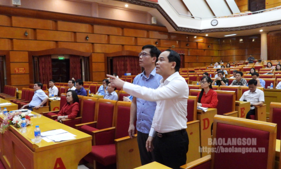 Tổng duyệt hội nghị công bố quy hoạch tỉnh và xúc tiến đầu tư năm 2024