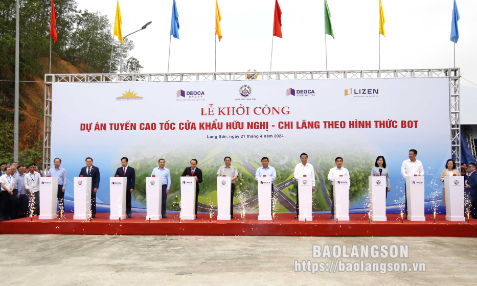 Thủ tướng phát lệnh khởi công tuyến cao tốc cửa khẩu Hữu Nghị - Chi Lăng