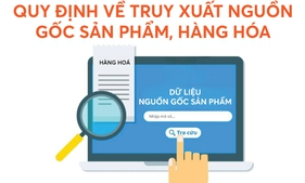 Quy định về truy xuất nguồn gốc sản phẩm, hàng hoá