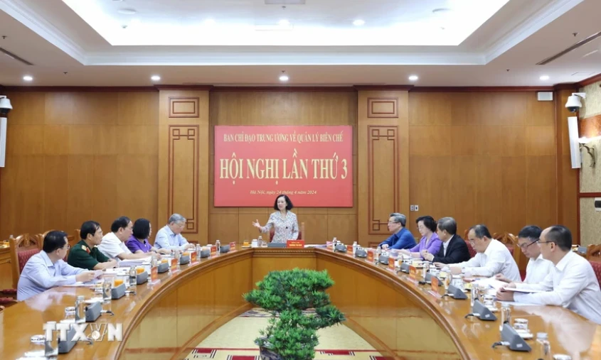 Hội nghị lần thứ ba Ban Chỉ đạo Trung ương về quản lý biên chế