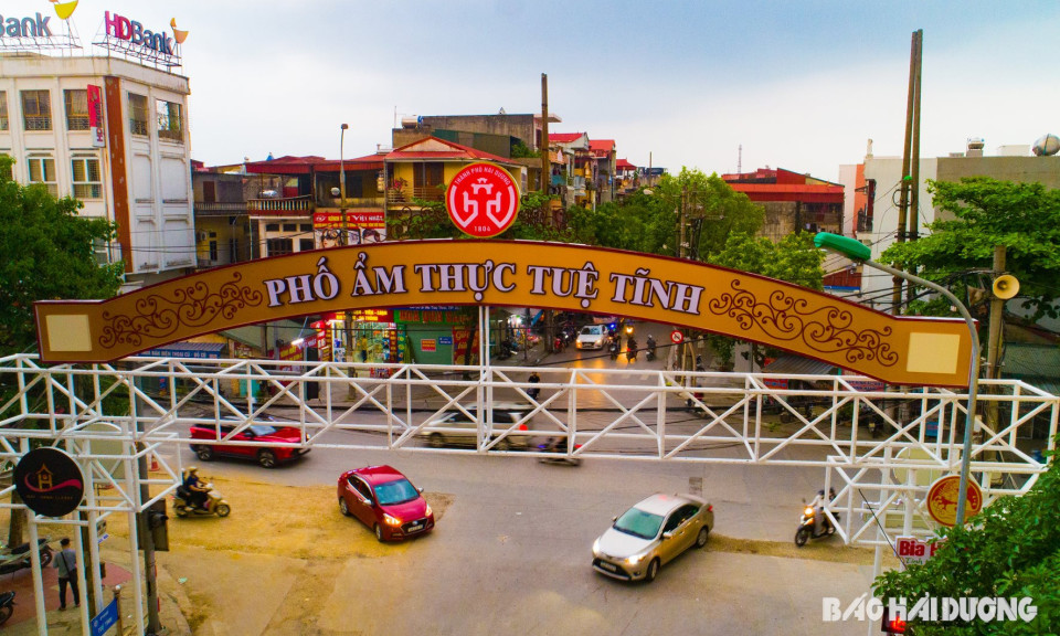 Gấp rút chuẩn bị khai trương phố ẩm thực Tuệ Tĩnh