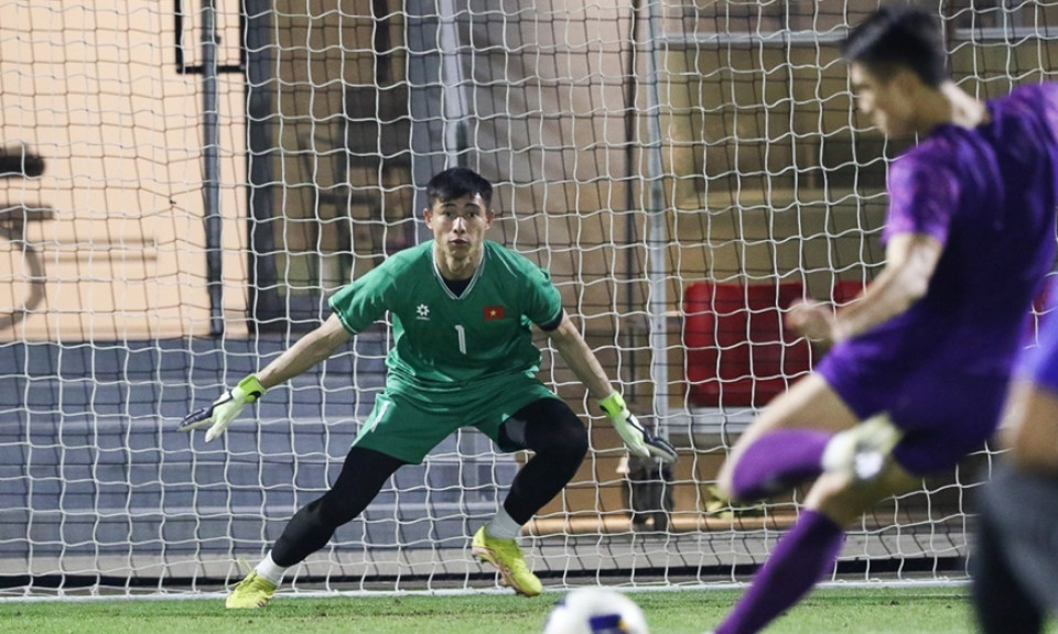 U23 Việt Nam luyện sút 11m trước trận gặp U23 Iraq