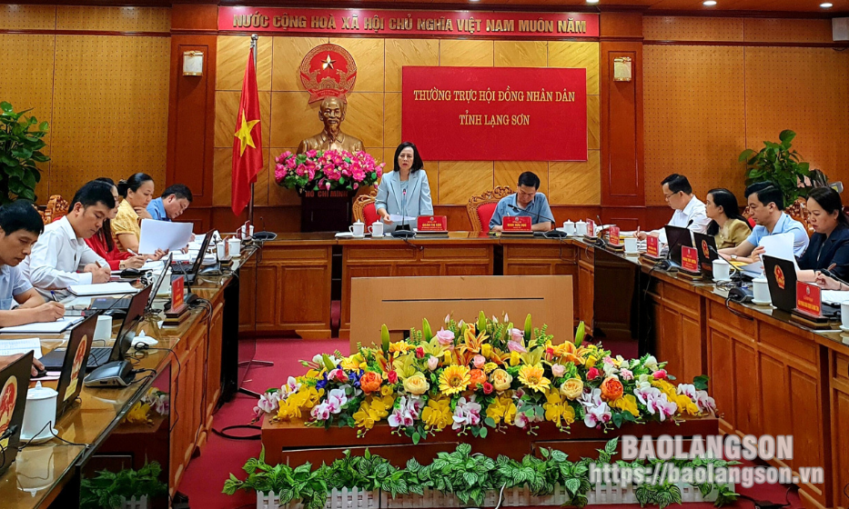 Thường trực HĐND tỉnh họp phiên thường kỳ tháng 5