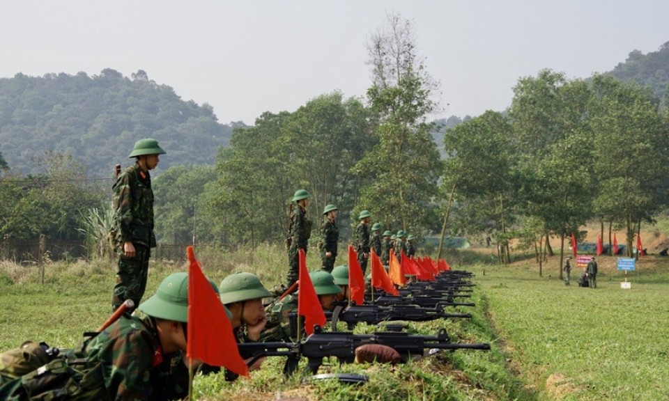 Huấn luyện ở đơn vị thắng trận mở màn Chiến dịch Điện Biên Phủ