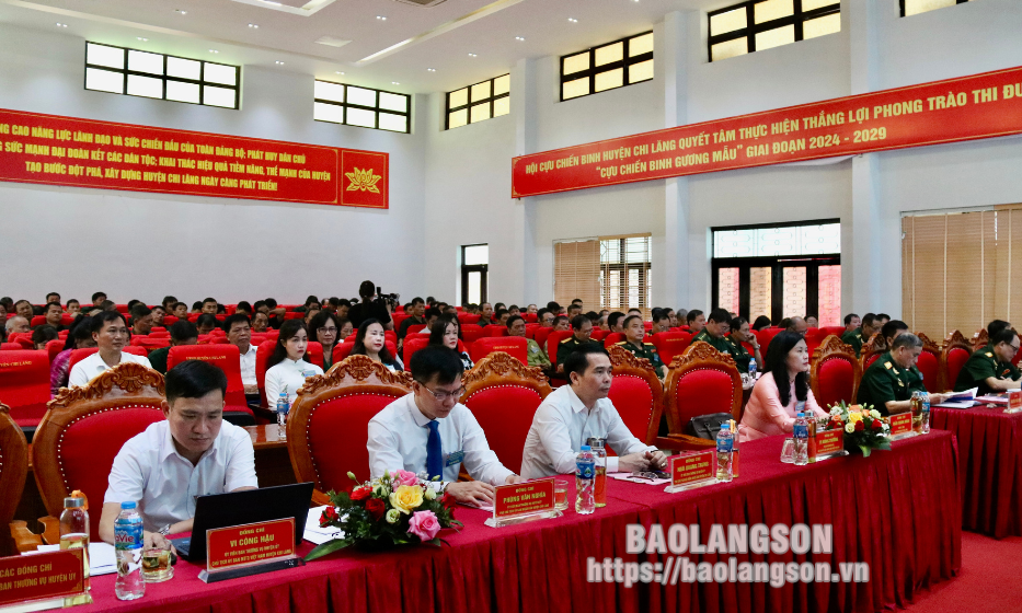 Đại hội thi đua yêu nước “Cựu chiến binh gương mẫu” huyện Chi Lăng lần thứ VII