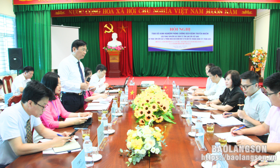 Trung tâm Kiểm soát bệnh tật tỉnh: Trao đổi kinh nghiệm phòng chống dịch bệnh với Trung tâm Kiểm soát