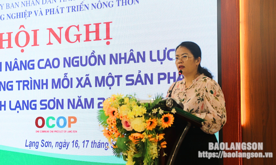 Tập huấn nâng cao nguồn nhân lực thuộc Chương trình mỗi xã một sản phẩm