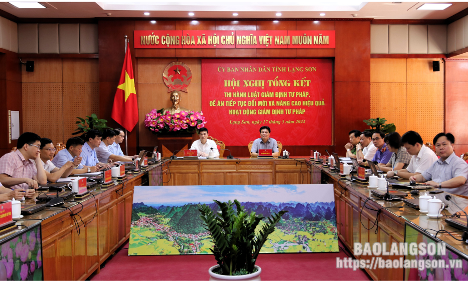 Hội nghị trực tuyến toàn quốc tổng kết thi hành Luật Giám định tư pháp