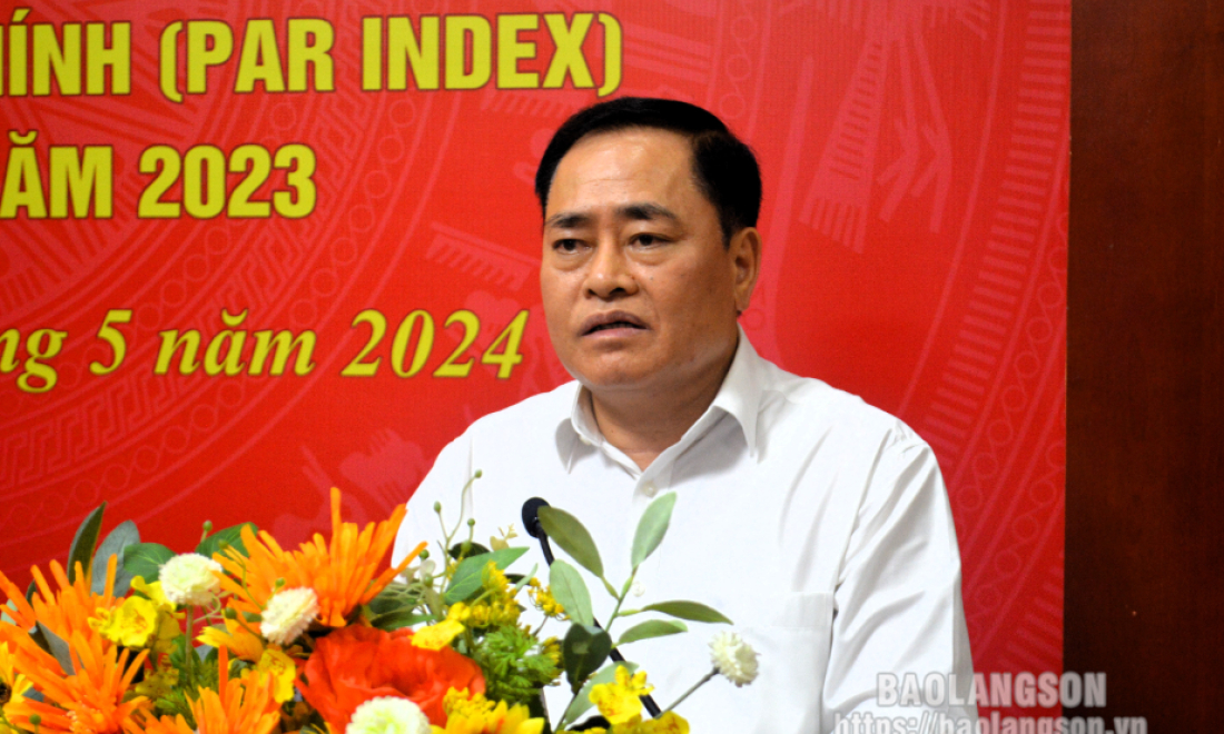 Khẩn trương xây dựng kế hoạch khắc phục những chỉ số thành phần đạt thấp trong chỉ số SIPAS và chỉ số