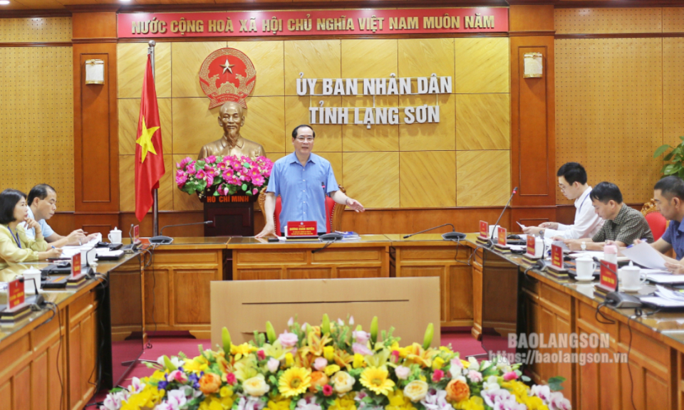 Họp Ban Chỉ đạo cấp tỉnh Kỳ thi tốt nghiệp THPT năm 2024