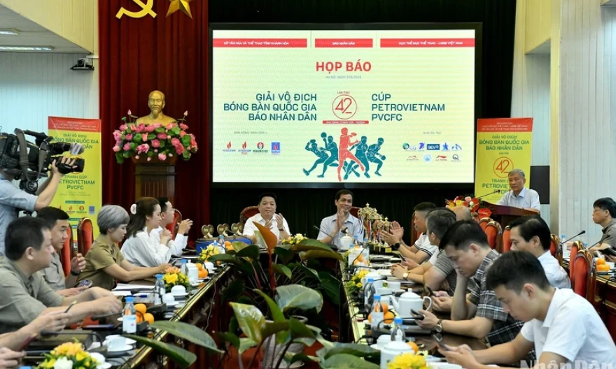 Giải vô địch bóng bàn quốc gia Báo Nhân Dân lần thứ 42 tranh Cúp PetroVietnam-PVCFC năm 2024