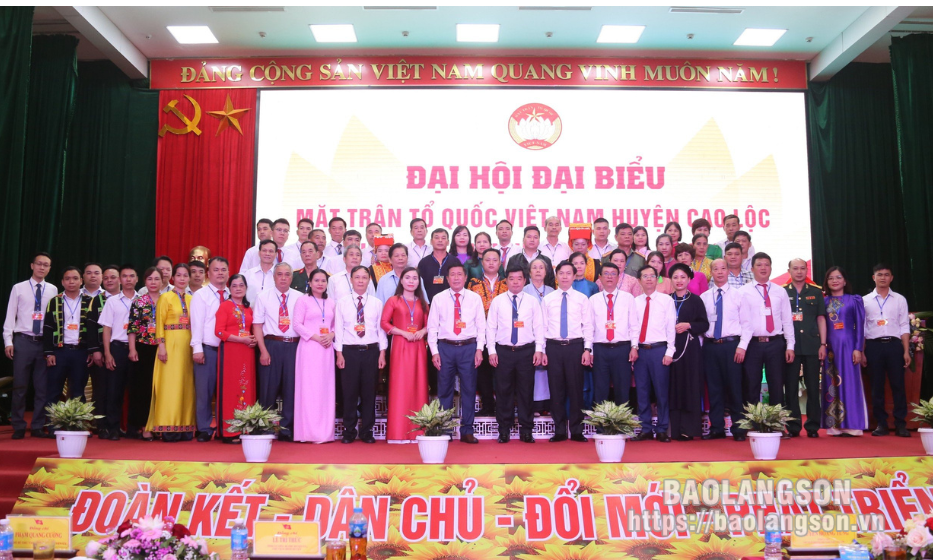 Đại hội Đại biểu MTTQ huyện Cao Lộc nhiệm kỳ 2024 – 2029