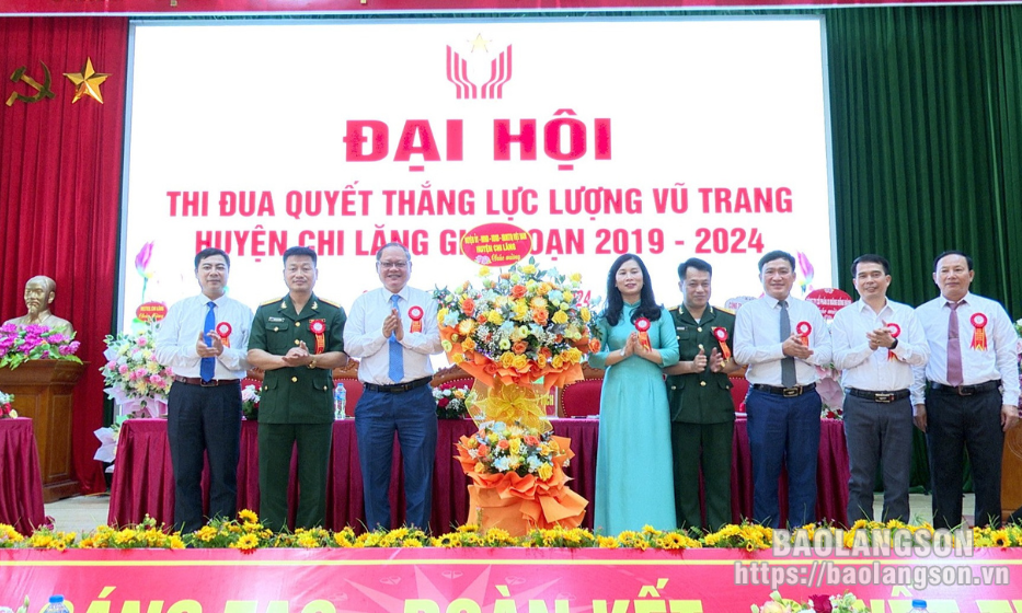 Đại hội thi đua quyết thắng lực lượng vũ trang huyện Chi Lăng giai đoạn 2019 – 2024