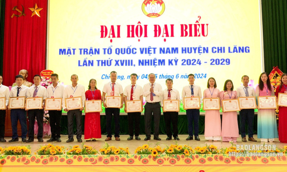Đại hội đại biểu MTTQ huyện Chi Lăng nhiệm kỳ 2024 – 2029