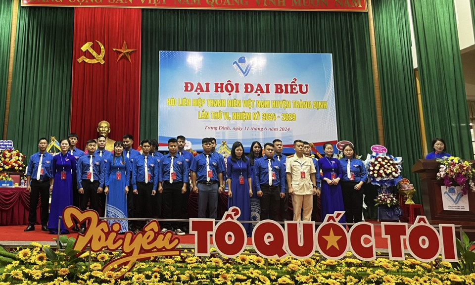 Đại hội Hội Liên hiệp Thanh niên Việt Nam huyện Tràng Định nhiệm kỳ 2024- 2029