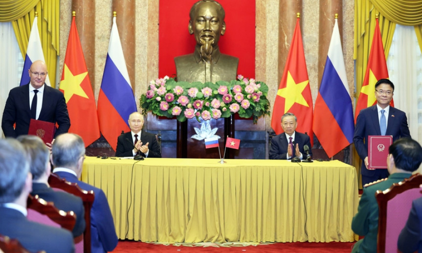 Việt Nam và Liên bang Nga ký kết 11 văn kiện hợp tác