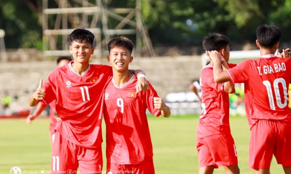15-0 trước U16 Brunei: Chiến thắng đậm thứ hai trong lịch sử bóng đá nam Việt Nam