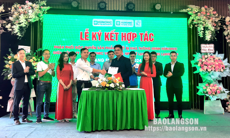 Ký kết hợp tác phân phối độc quyền sản phẩm thiết bị nhà thông minh tại tỉnh Lạng Sơn