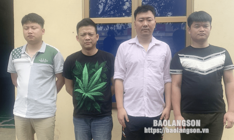 Bắt giữ 4 đối tượng người Trung Quốc nhập cảnh trái phép vào Việt Nam