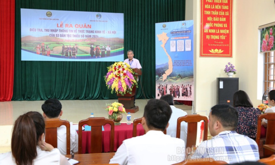 Ra quân điều ra, thu thập thông tin về thực trạng kinh tế - xã hội 53 dân tộc thiểu số