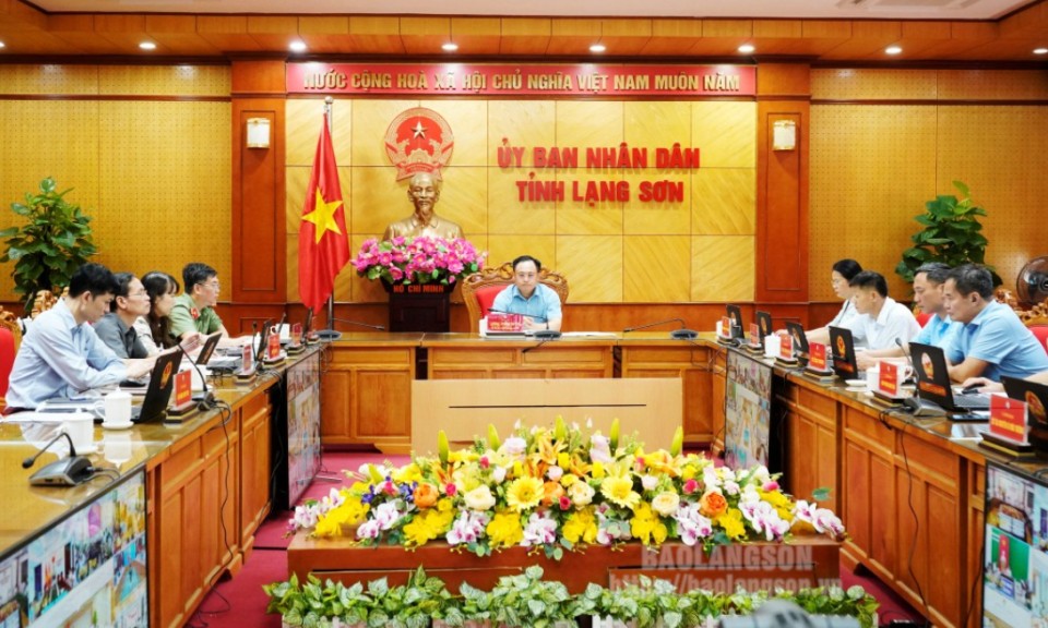 Họp trực tuyến về dự thảo Nghị định của Chính phủ quy định về đất trồng lúa
