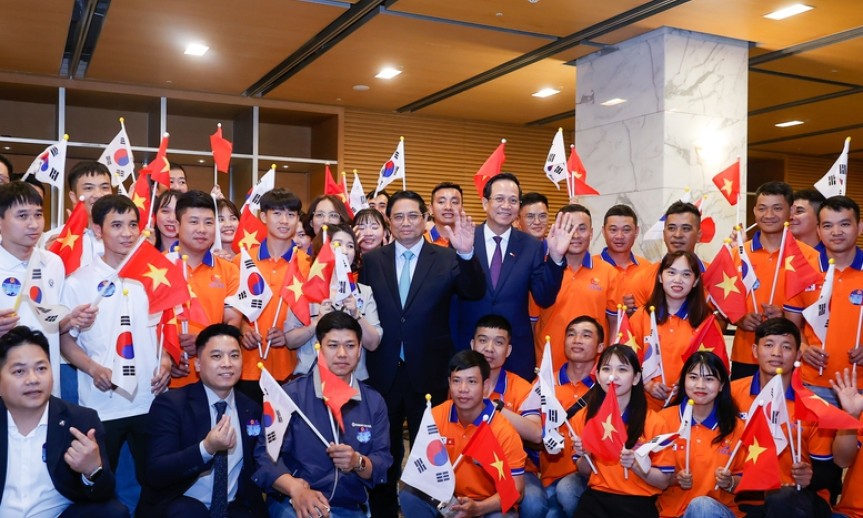 Thủ tướng: Tạo thuận lợi nhất cho người lao động, nâng tầm hợp tác lao động Việt Nam-Hàn Quốc