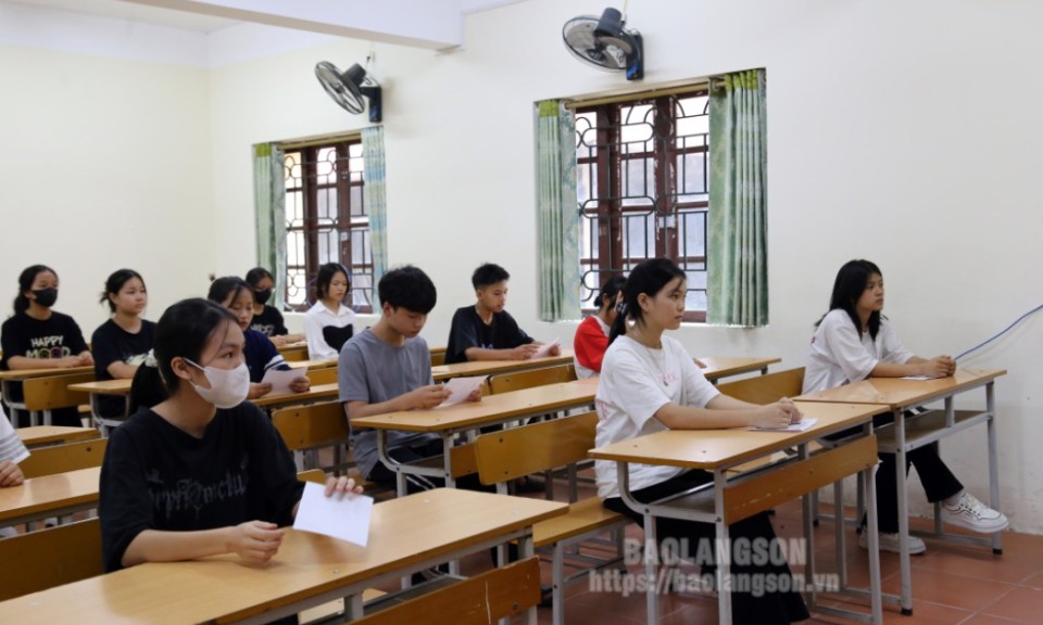 Lạng Sơn công bố điểm chuẩn vào lớp 10 THPT công lập không chuyên