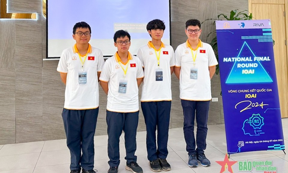 Học sinh Hà Nội đại diện Việt Nam thi Olympic quốc tế trí tuệ nhân tạo