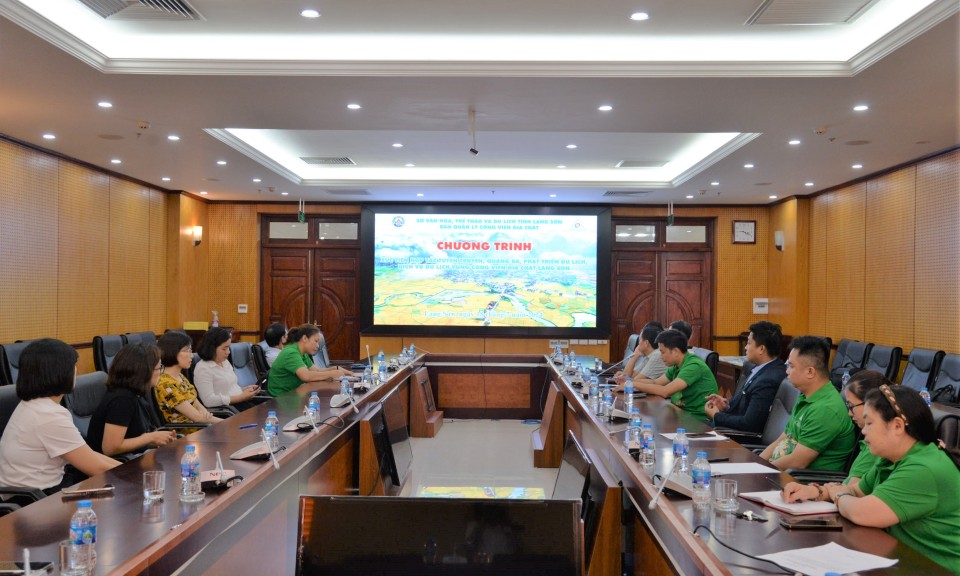 Xúc tiến hợp tác tuyên truyền, quảng bá du lịch vùng Công viên địa chất Lạng Sơn
