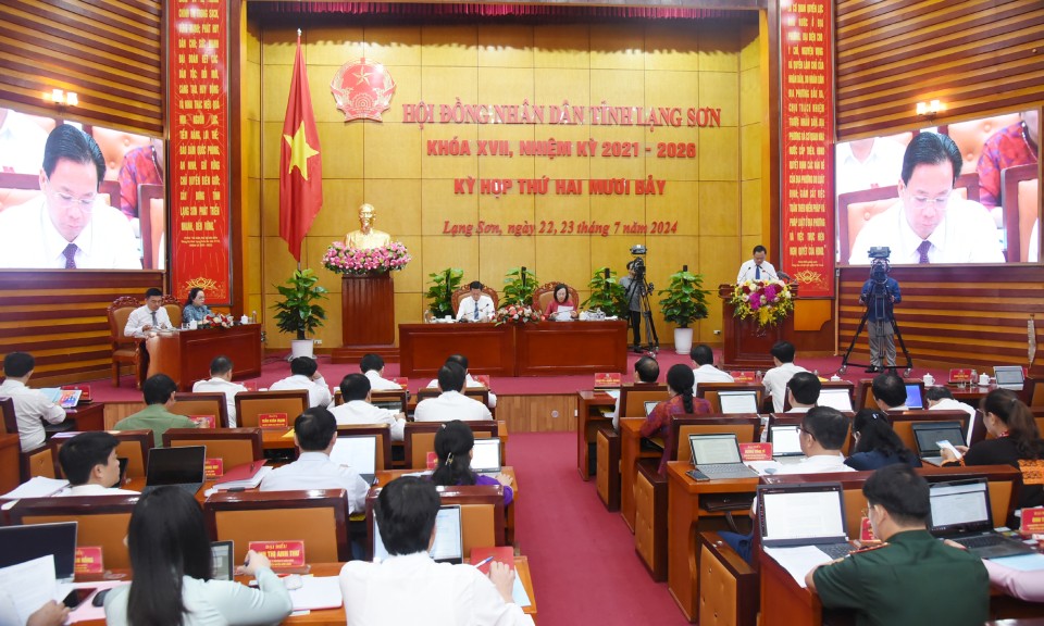 Khai mạc kỳ họp thứ 27 HĐND tỉnh khóa XVII