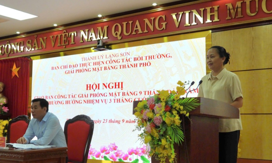 Tăng cường phối hợp thúc đẩy giải phóng mặt bằng các công trình, dự án