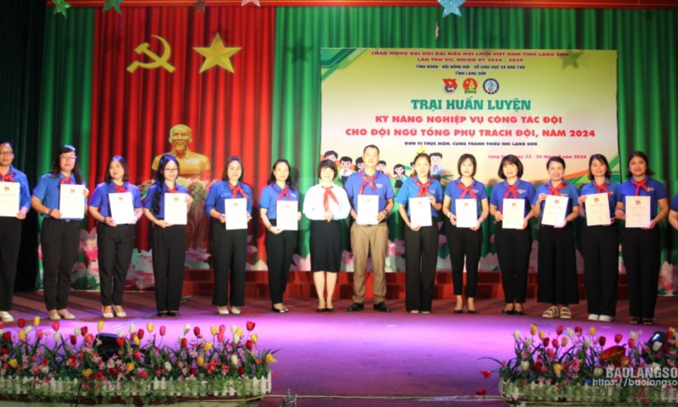 Tổng kết trại huấn luyện kỹ năng nghiệp vụ công tác đội