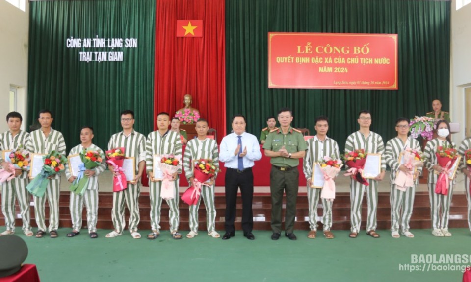 Công bố Quyết định đặc xá của Chủ tịch nước