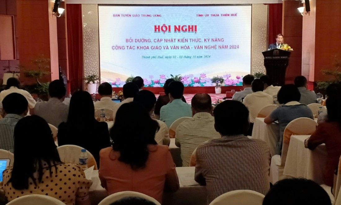 Tập huấn, bồi dưỡng, cập nhật kiến thức, kỹ năng công tác tuyên giáo năm 2024