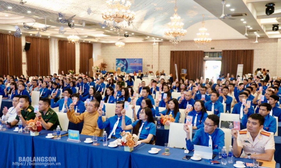 Phiên thứ nhất Đại hội đại biểu Hội Liên hiệp Thanh niên Việt Nam tỉnh Lạng Sơn nhiệm kỳ 2024 – 2029