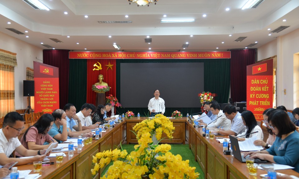 Họp Tiểu ban Nội dung – Tuyên truyền Ngày hội văn hóa, thể thao và du lịch các dân tộc vùng Đông Bắc