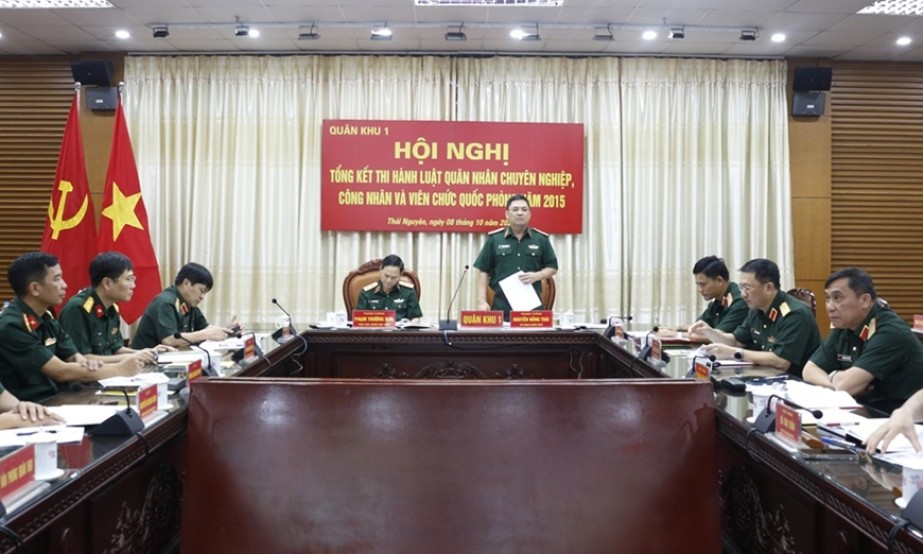 Quân khu 1 thực hiện đồng bộ, chặt chẽ, hiệu quả Luật Quân nhân chuyên nghiệp, công nhân và viên chức