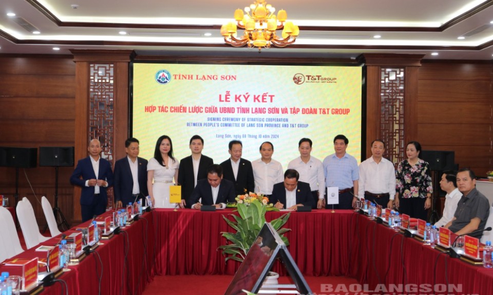Lãnh đạo tỉnh làm việc với Công ty Cổ phần Tập đoàn T&T