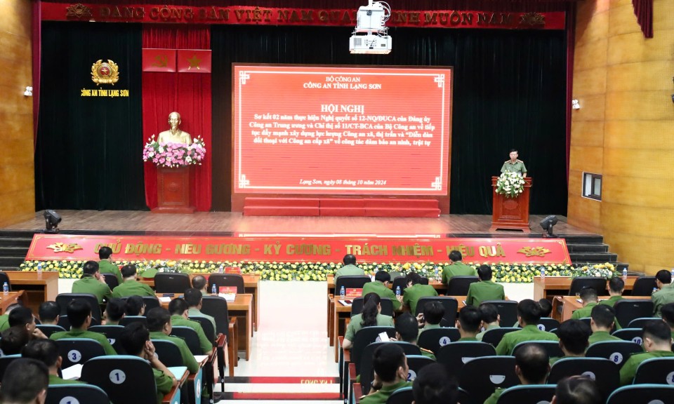 Sơ kết 2 năm thực hiện Nghị quyết số 12 của Đảng ủy Công an Trung ương và Chỉ thị số 11 của Bộ Công an