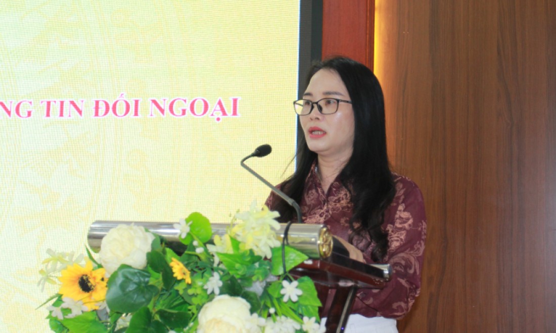 Hơn 150 người được bồi dưỡng công tác thông tin đối ngoại và phát ngôn, cung cấp thông tin cho báo
