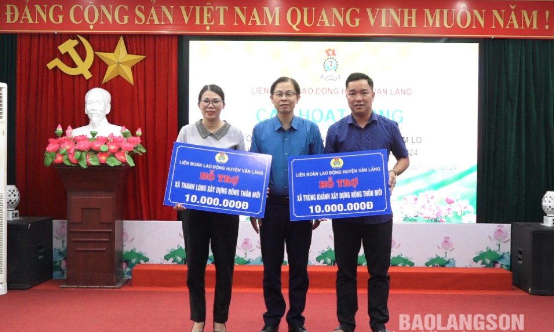 Công đoàn huyện Văn Lãng: Tích cực hưởng ứng các phong trào thi đua