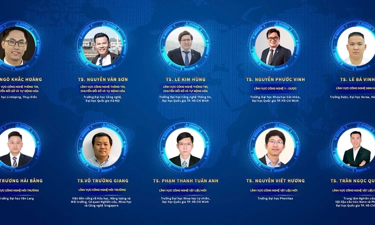 10 nhà khoa học trẻ giành Giải thưởng "Quả cầu vàng" năm 2024