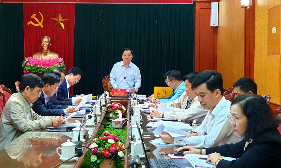 Ban Kinh tế - Ngân sách HĐND tỉnh thẩm tra các nội dung trình tại kỳ họp thứ 29 (kỳ họp chuyên đề) HĐND