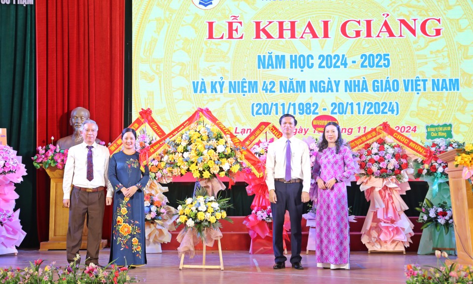 Trường Cao đẳng Sư phạm Lạng Sơn khai giảng năm học 2024-2025
