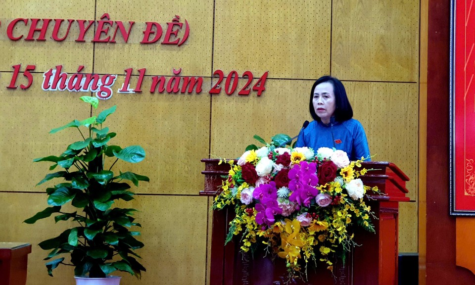 Kỳ họp thứ ba mươi của HĐND tỉnh: Thông qua 5 nghị quyết về công tác cán bộ và các vấn đề quan trọng