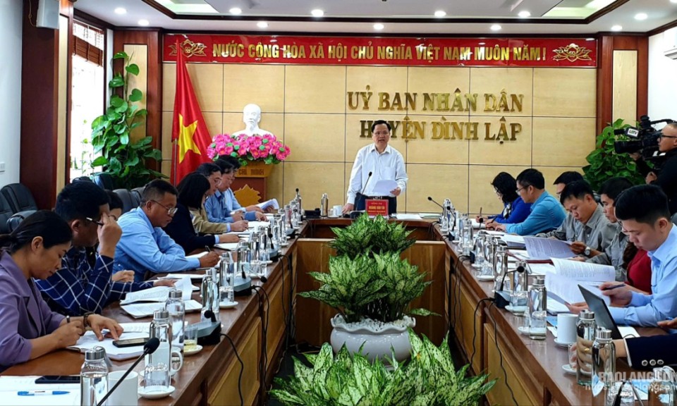 Ban Kinh tế - Ngân sách HĐND tỉnh kiểm tra, giám sát tại huyện Đình Lập