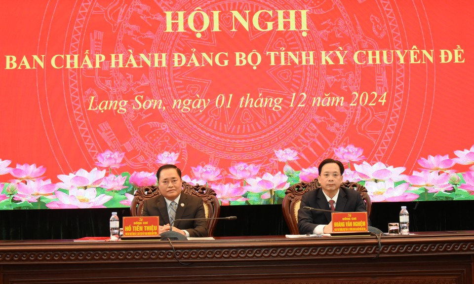 Đồng chí Hoàng Văn Nghiệm được bầu giữ chức Bí thư Tỉnh ủy Lạng Sơn